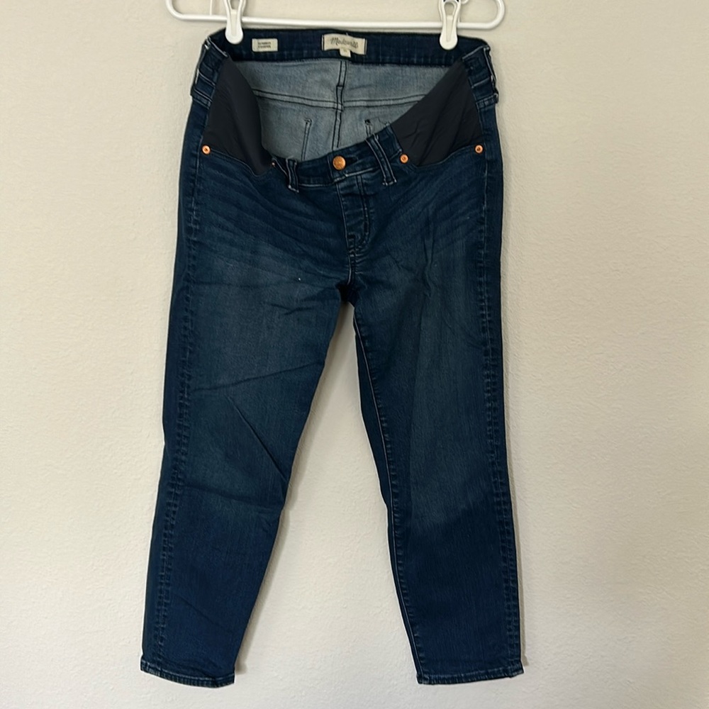 NWT Madewell maternity stovepipe jean
